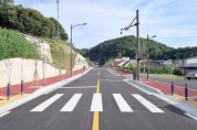 옥룡동 대추골 도시계획도로 ‘이동백소리길’ 개통